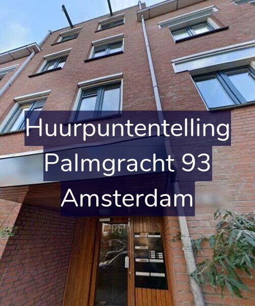 Foto gevel Huurpuntentelling voor Palmgracht 93, Amsterdam