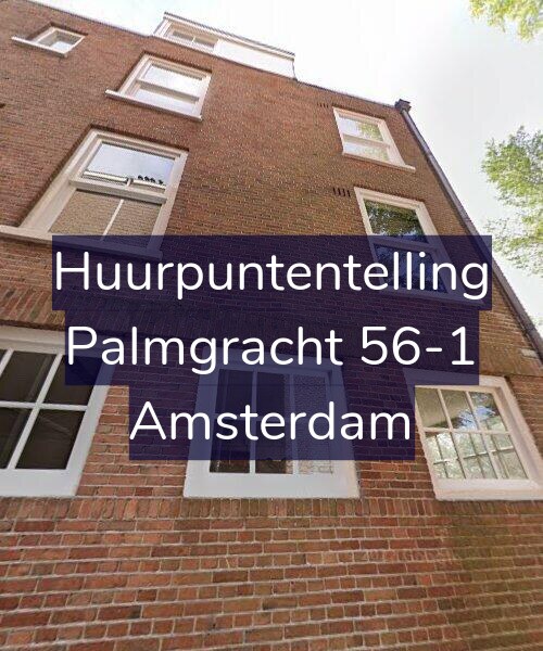 Foto gevel Huurpuntentelling voor Palmgracht 56-1, Amsterdam
