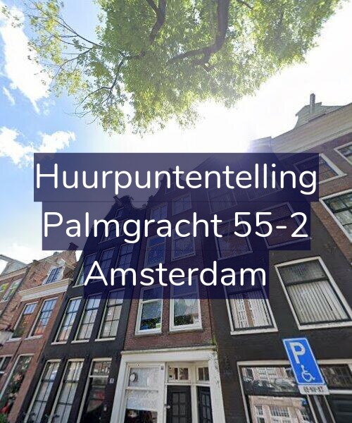 Foto gevel Huurpuntentelling voor Palmgracht 55-2, Amsterdam