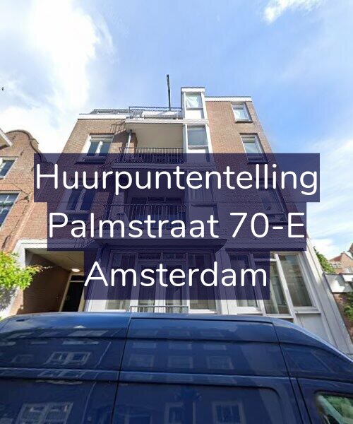 Foto gevel Huurpuntentelling voor Palmstraat 70-E, Amsterdam