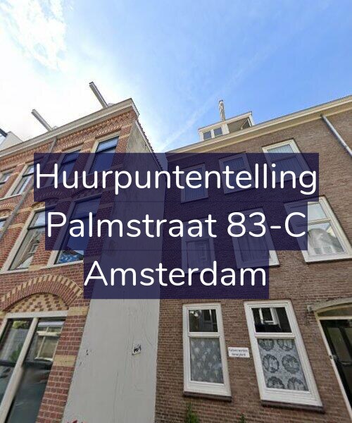 Foto gevel Huurpuntentelling voor Palmstraat 83-C, Amsterdam