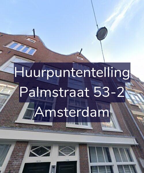 Foto gevel Huurpuntentelling voor Palmstraat 53-2, Amsterdam