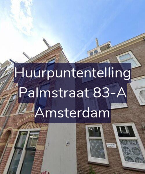 Foto gevel Huurpuntentelling voor Palmstraat 83-A, Amsterdam