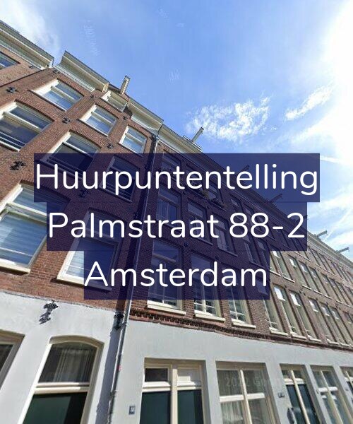 Foto gevel Huurpuntentelling voor Palmstraat 88-2, Amsterdam