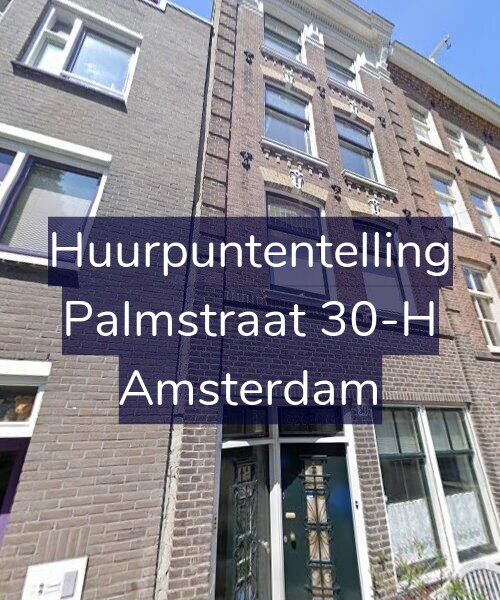 Foto gevel Huurpuntentelling voor Palmstraat 30-H, Amsterdam