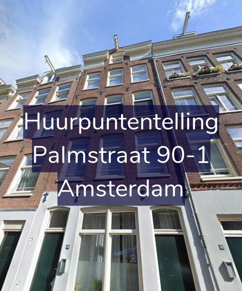Foto gevel Huurpuntentelling voor Palmstraat 90-1, Amsterdam