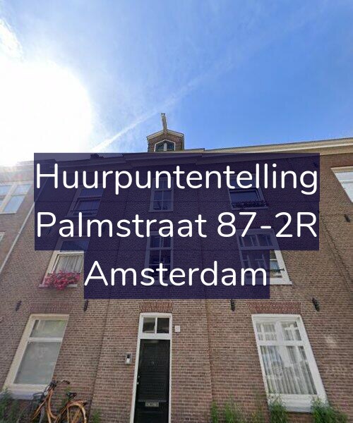 Foto gevel Huurpuntentelling voor Palmstraat 87-2R, Amsterdam