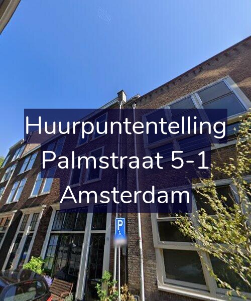 Foto gevel Huurpuntentelling voor Palmstraat 5-1, Amsterdam