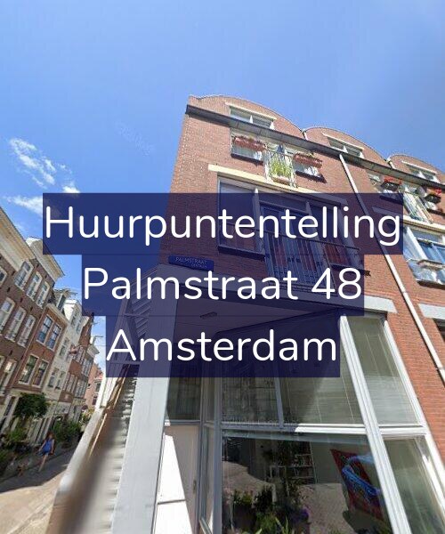 Foto gevel Huurpuntentelling voor Palmstraat 48, Amsterdam