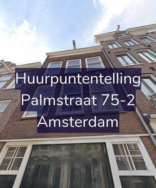 Foto gevel Huurpuntentelling voor Palmstraat 75-2, Amsterdam