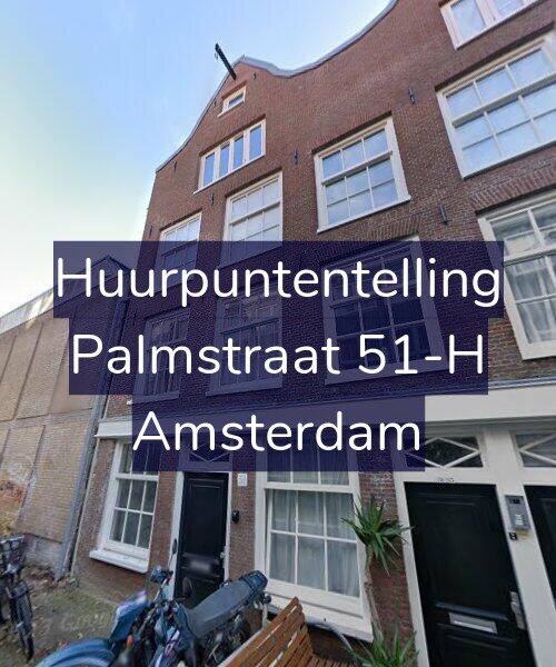 Foto gevel Huurpuntentelling voor Palmstraat 51-H, Amsterdam