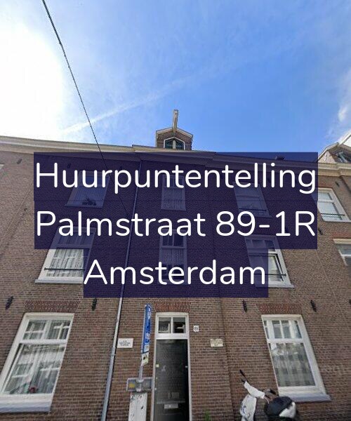 Foto gevel Huurpuntentelling voor Palmstraat 89-1R, Amsterdam