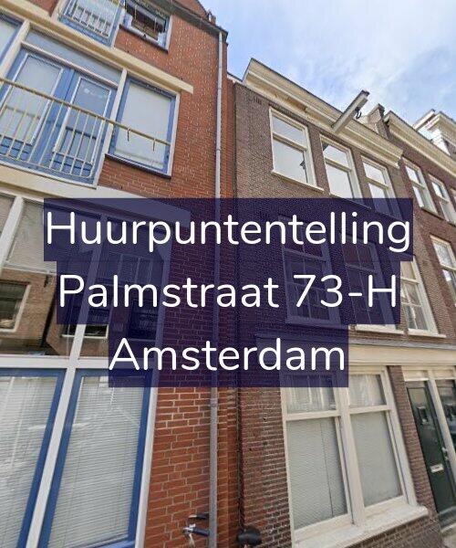 Foto gevel Huurpuntentelling voor Palmstraat 73-H, Amsterdam