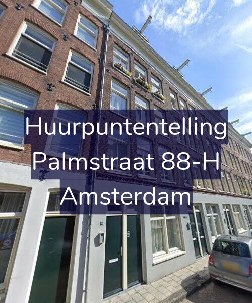 Foto gevel Huurpuntentelling voor Palmstraat 88-H, Amsterdam
