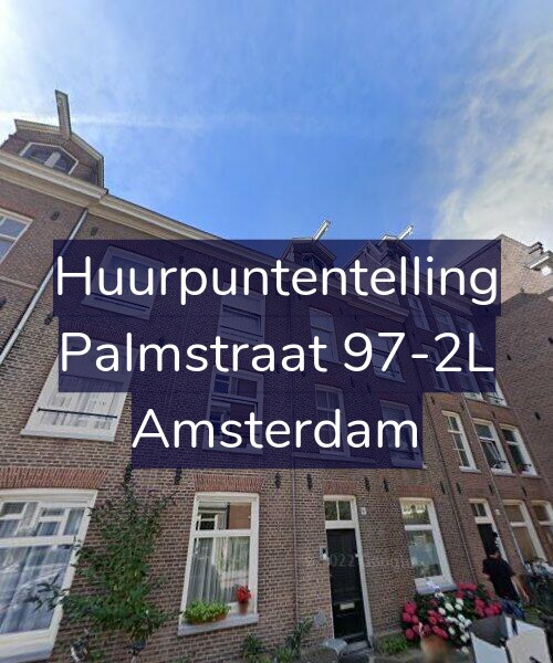 Foto gevel Huurpuntentelling voor Palmstraat 97-2L, Amsterdam