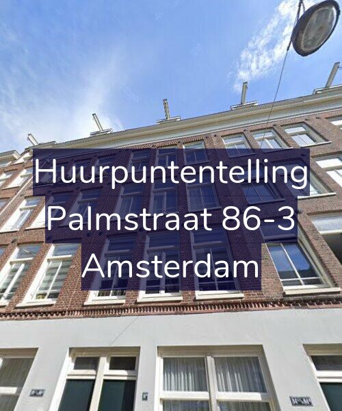 Foto gevel Huurpuntentelling voor Palmstraat 86-3, Amsterdam