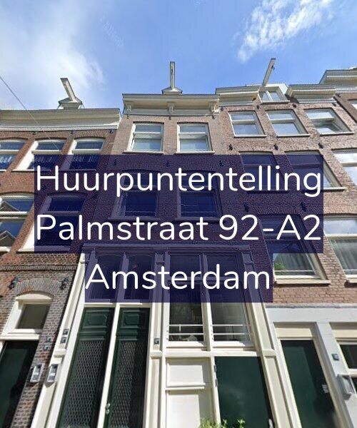 Foto gevel Huurpuntentelling voor Palmstraat 92-A2, Amsterdam