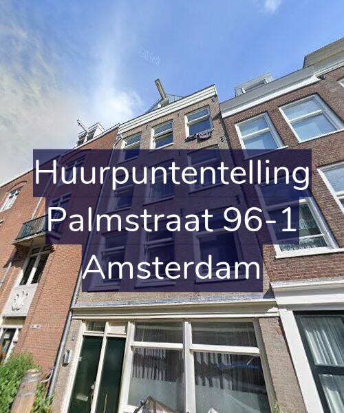 Foto gevel Huurpuntentelling voor Palmstraat 96-1, Amsterdam