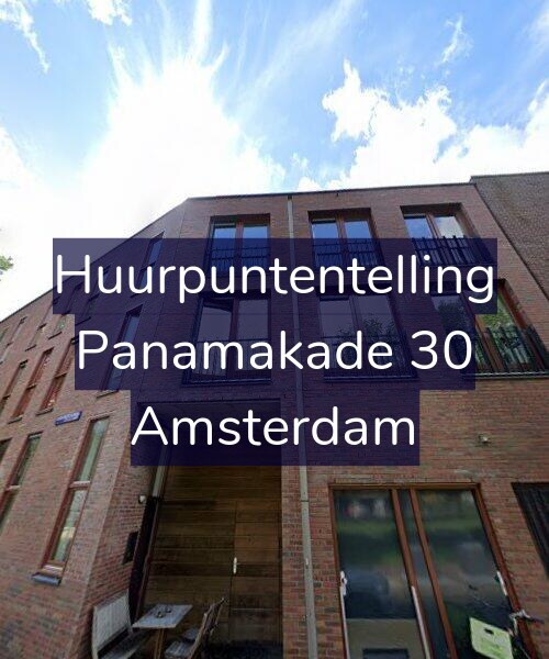 Foto gevel Huurpuntentelling voor Panamakade 30, Amsterdam