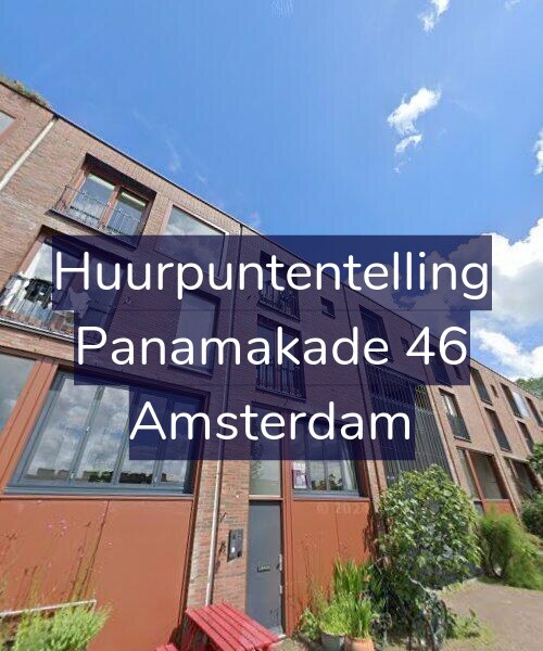 Foto gevel Huurpuntentelling voor Panamakade 46, Amsterdam