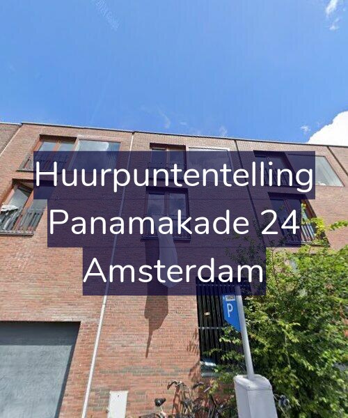 Foto gevel Huurpuntentelling voor Panamakade 24, Amsterdam
