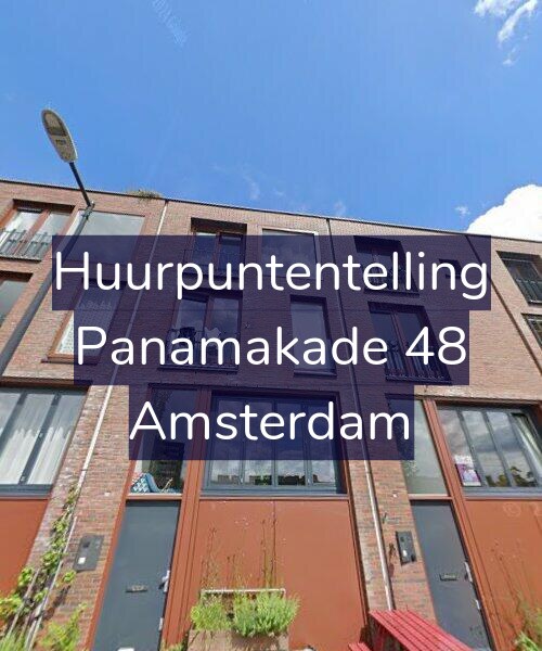Foto gevel Huurpuntentelling voor Panamakade 48, Amsterdam