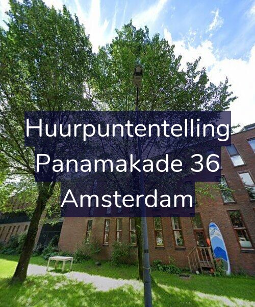 Foto gevel Huurpuntentelling voor Panamakade 36, Amsterdam