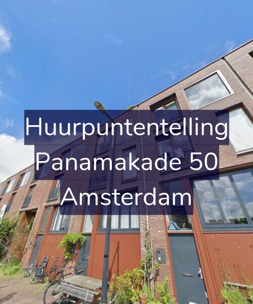 Foto gevel Huurpuntentelling voor Panamakade 50, Amsterdam
