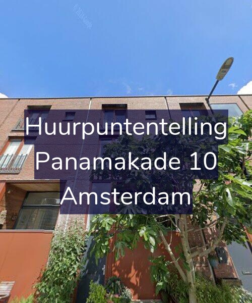 Foto gevel Huurpuntentelling voor Panamakade 10, Amsterdam