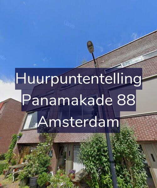 Foto gevel Huurpuntentelling voor Panamakade 88, Amsterdam