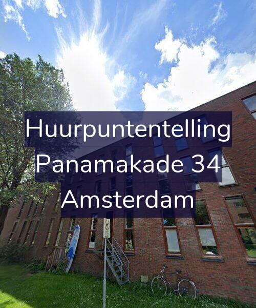 Foto gevel Huurpuntentelling voor Panamakade 34, Amsterdam