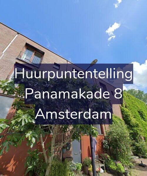 Foto gevel Huurpuntentelling voor Panamakade 8, Amsterdam