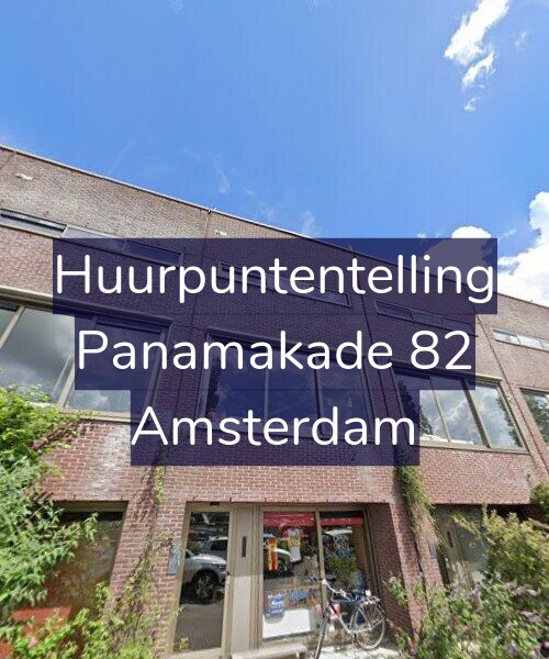 Foto gevel Huurpuntentelling voor Panamakade 82, Amsterdam