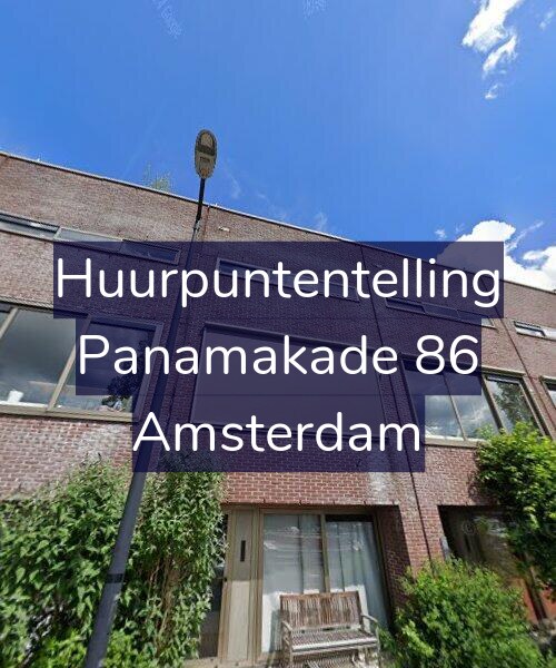 Foto gevel Huurpuntentelling voor Panamakade 86, Amsterdam