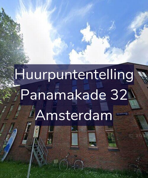 Foto gevel Huurpuntentelling voor Panamakade 32, Amsterdam