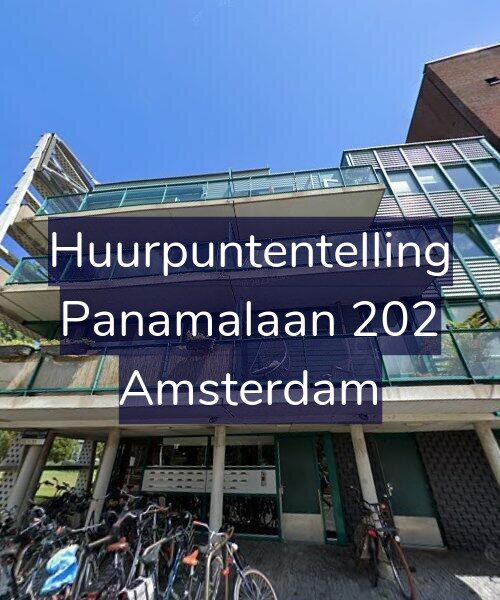Foto gevel Huurpuntentelling voor Panamalaan 202, Amsterdam