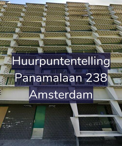 Foto gevel Huurpuntentelling voor Panamalaan 238, Amsterdam
