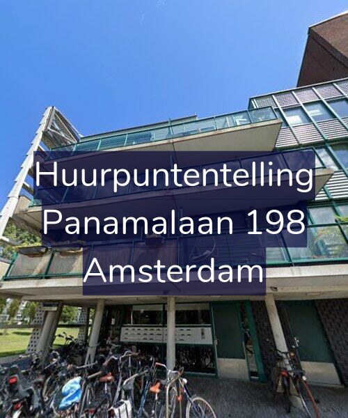 Foto gevel Huurpuntentelling voor Panamalaan 198, Amsterdam