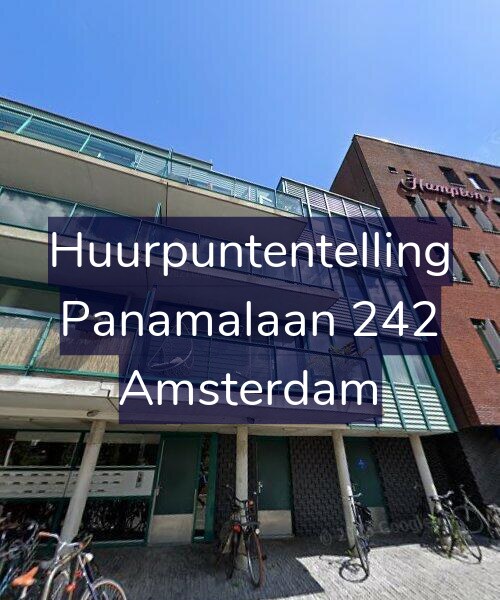Foto gevel Huurpuntentelling voor Panamalaan 242, Amsterdam