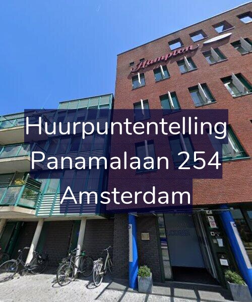 Foto gevel Huurpuntentelling voor Panamalaan 254, Amsterdam