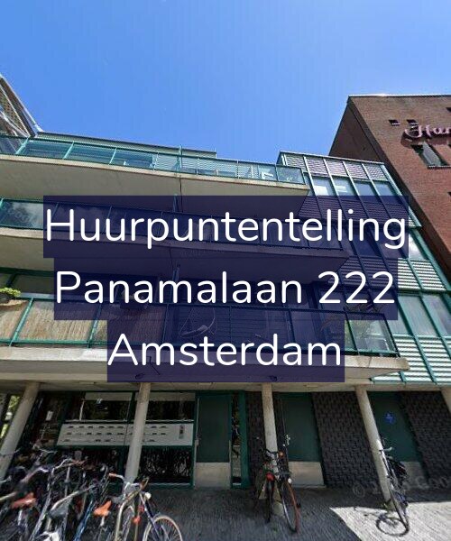 Foto gevel Huurpuntentelling voor Panamalaan 222, Amsterdam