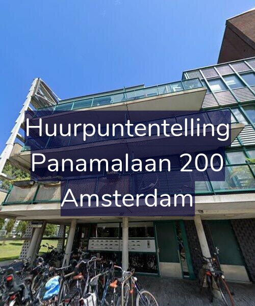 Foto gevel Huurpuntentelling voor Panamalaan 200, Amsterdam