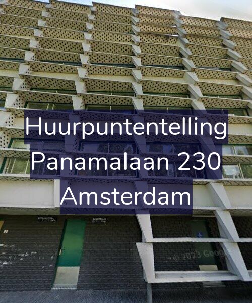 Foto gevel Huurpuntentelling voor Panamalaan 230, Amsterdam