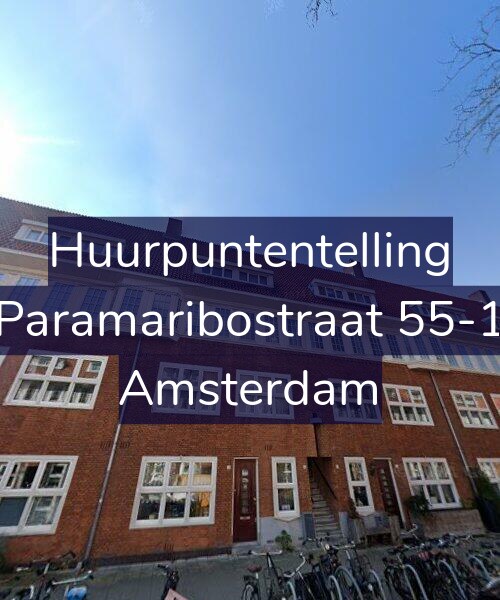 Foto gevel Huurpuntentelling voor Paramaribostraat 55-1, Amsterdam