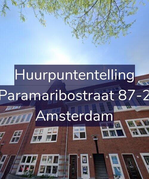 Foto gevel Huurpuntentelling voor Paramaribostraat 87-2, Amsterdam