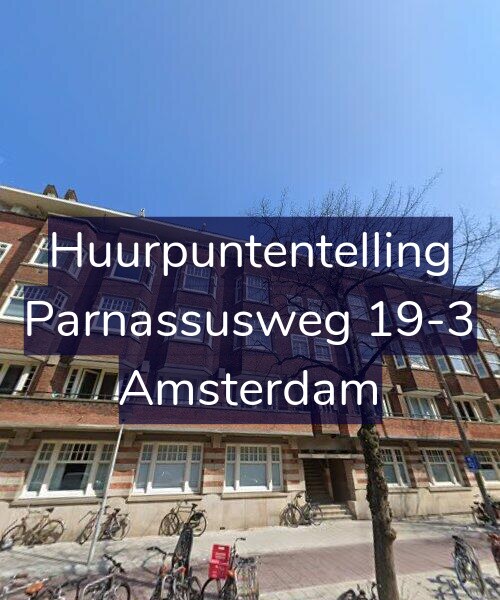 Foto gevel Huurpuntentelling voor Parnassusweg 19-3, Amsterdam