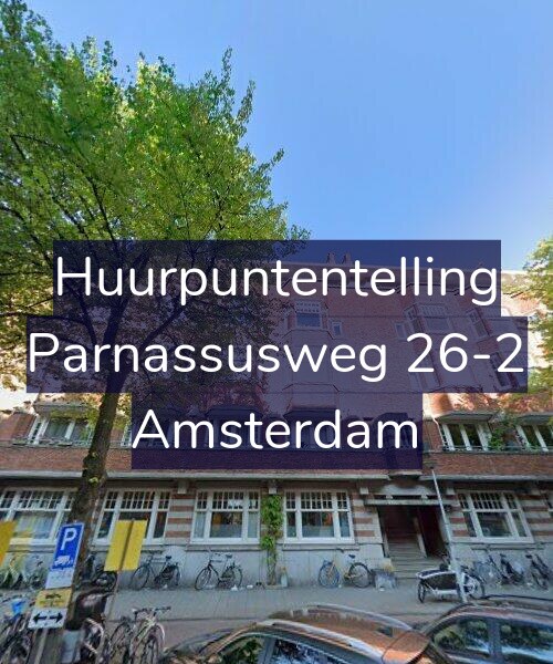 Foto gevel Huurpuntentelling voor Parnassusweg 26-2, Amsterdam