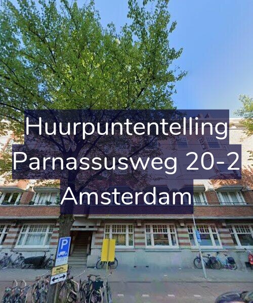 Foto gevel Huurpuntentelling voor Parnassusweg 20-2, Amsterdam
