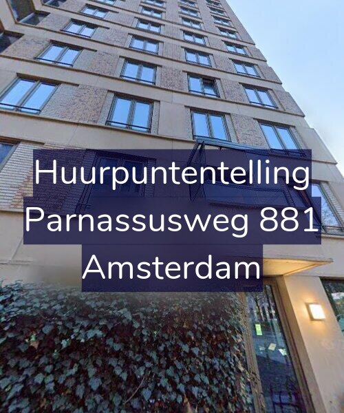 Foto gevel Huurpuntentelling voor Parnassusweg 881, Amsterdam