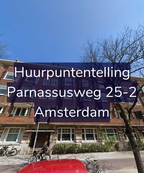 Foto gevel Huurpuntentelling voor Parnassusweg 25-2, Amsterdam
